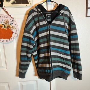 Univibe Charcoal‎ Textured Outerwear